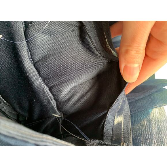 Altar'd State Daria Tulle Mini Dress in Navy Blue - Picture 8 of 10